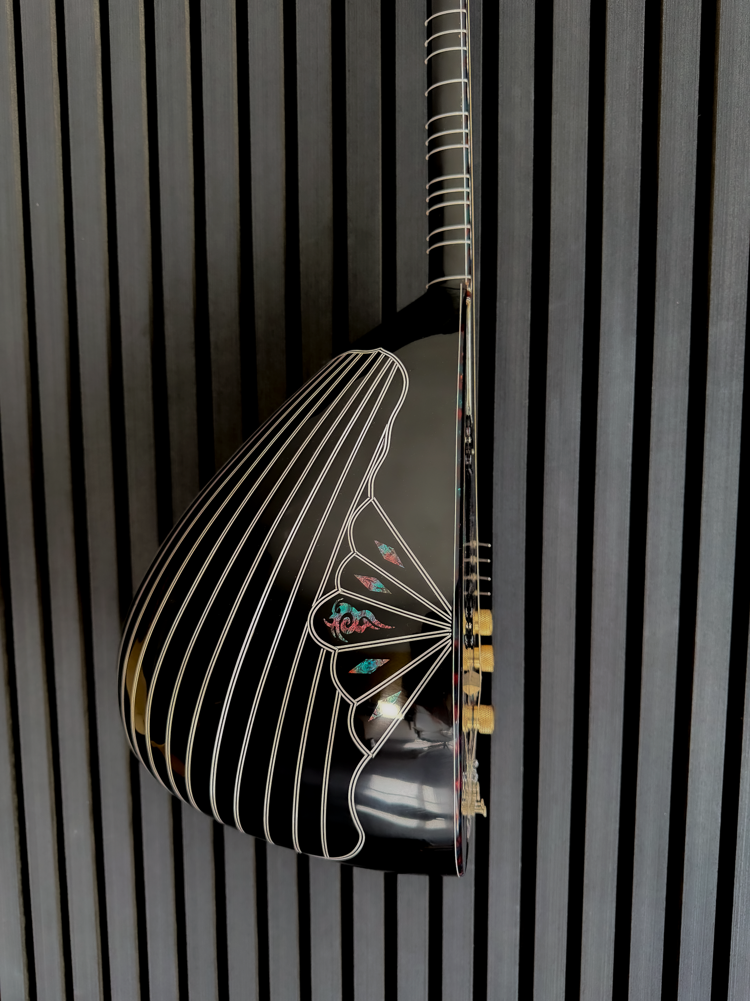 Handmade Special Long Neck Maple Electric Saz