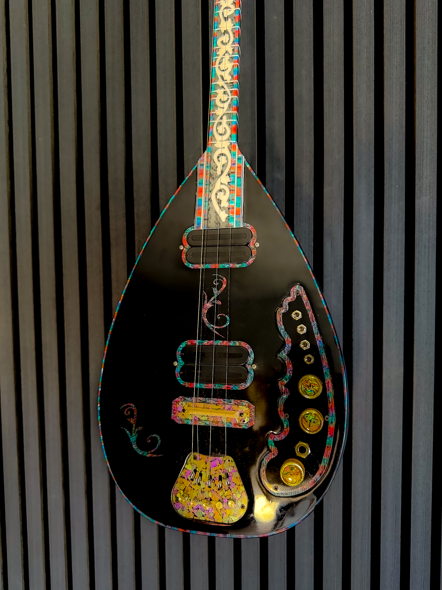 Handmade Special Long Neck Maple Electric Saz