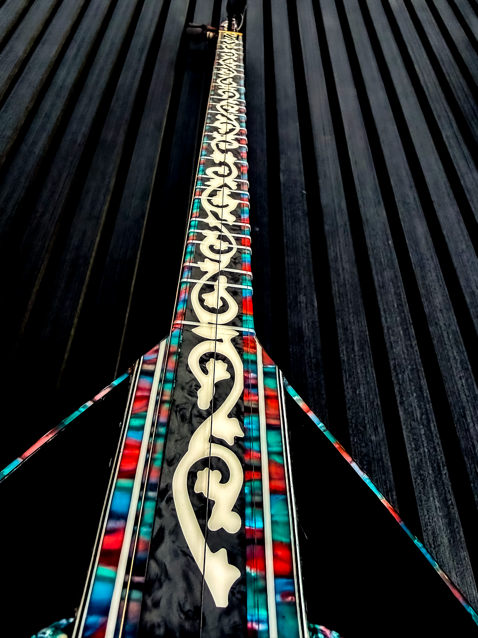 Handmade Special Long Neck Maple Electric Saz