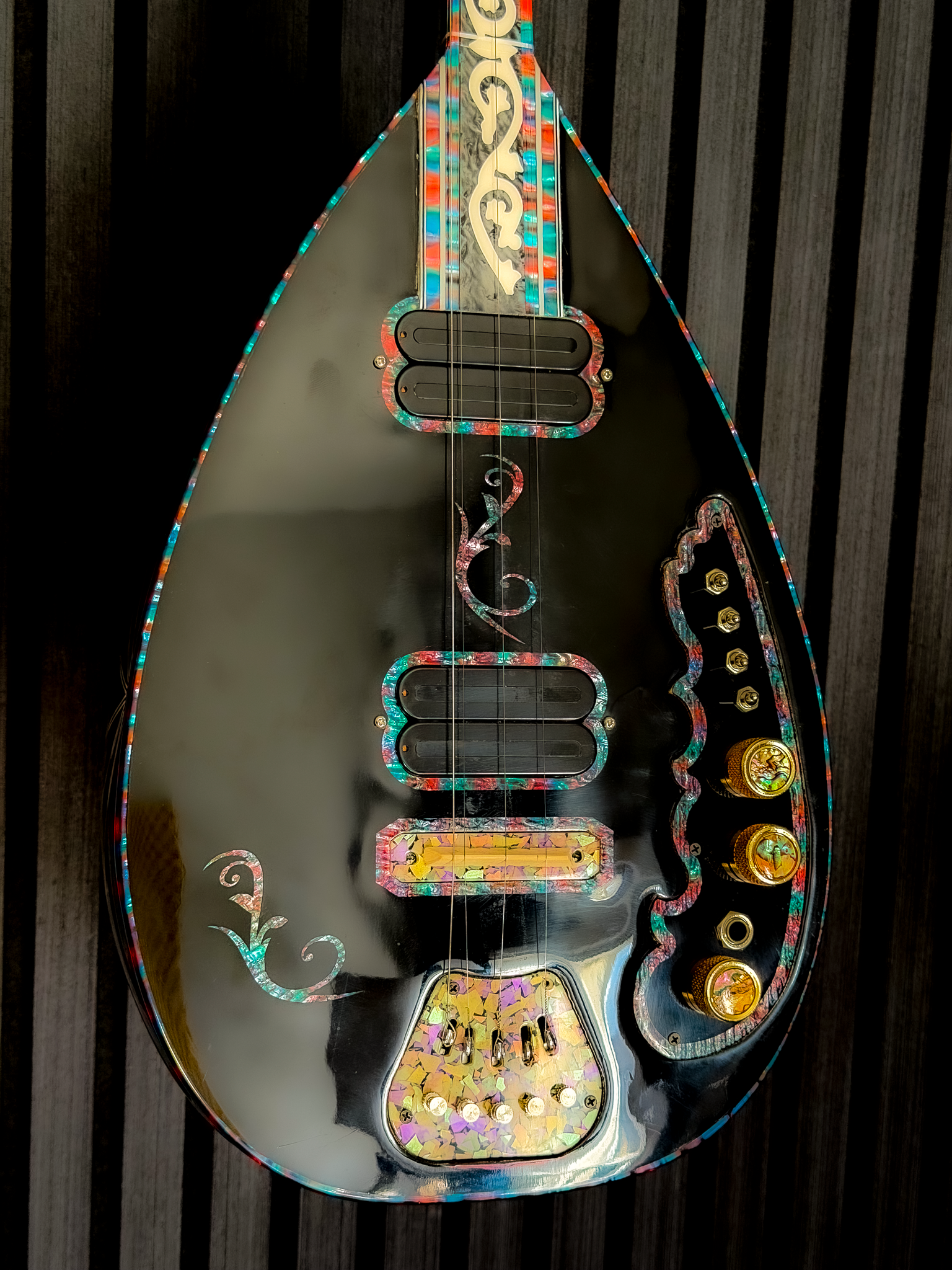 Handmade Special Long Neck Maple Electric Saz