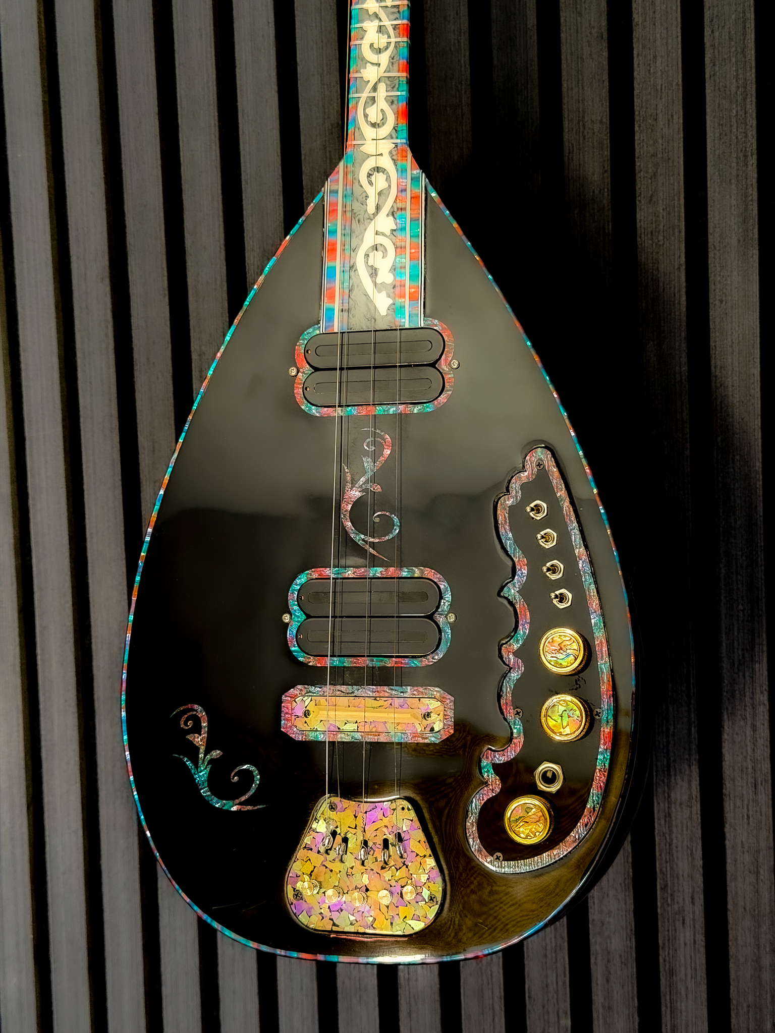Handmade Special Long Neck Maple Electric Saz