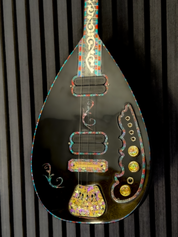 Handmade Special Long Neck Maple Electric Saz