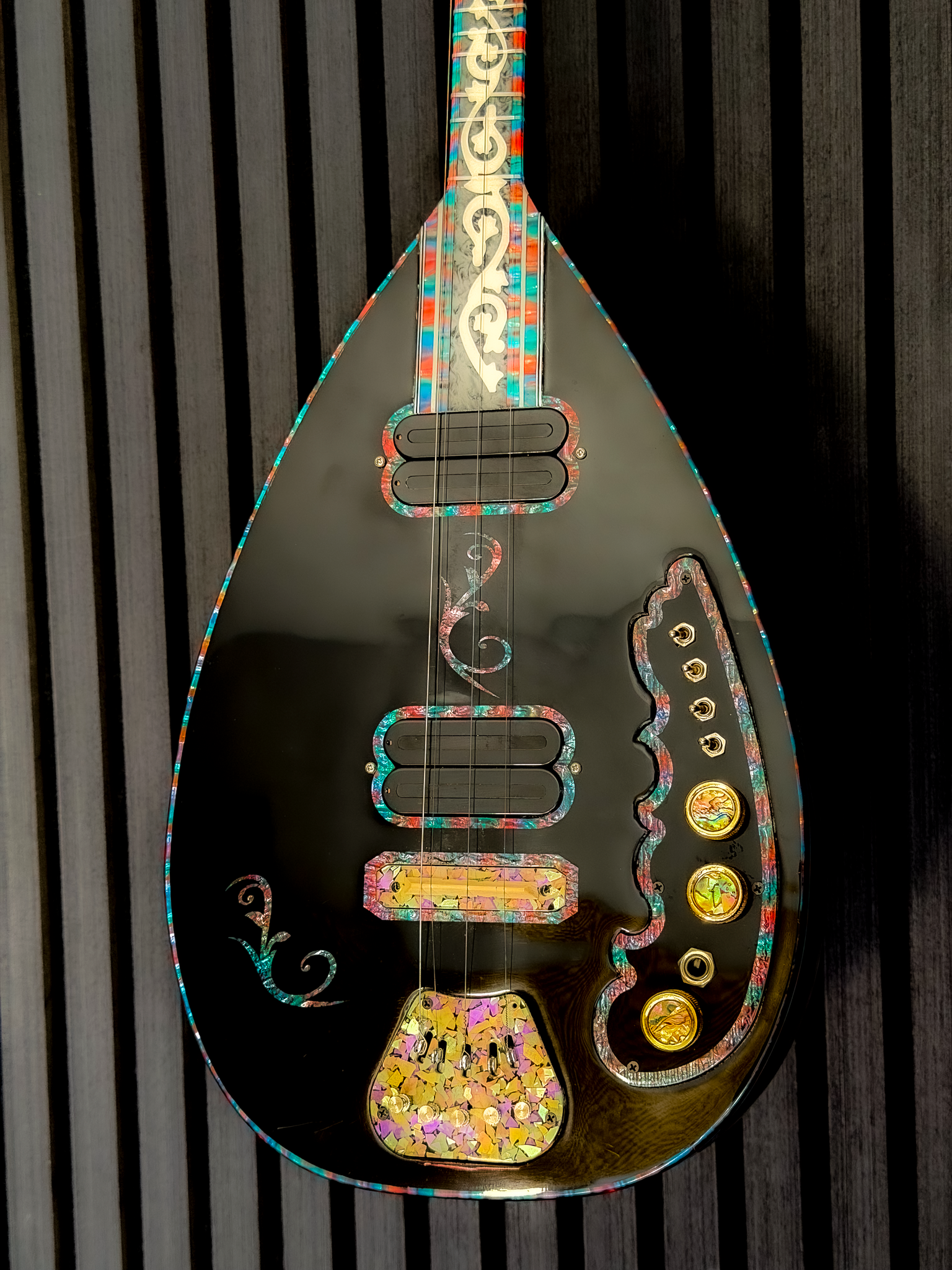 Handmade Special Long Neck Maple Electric Saz