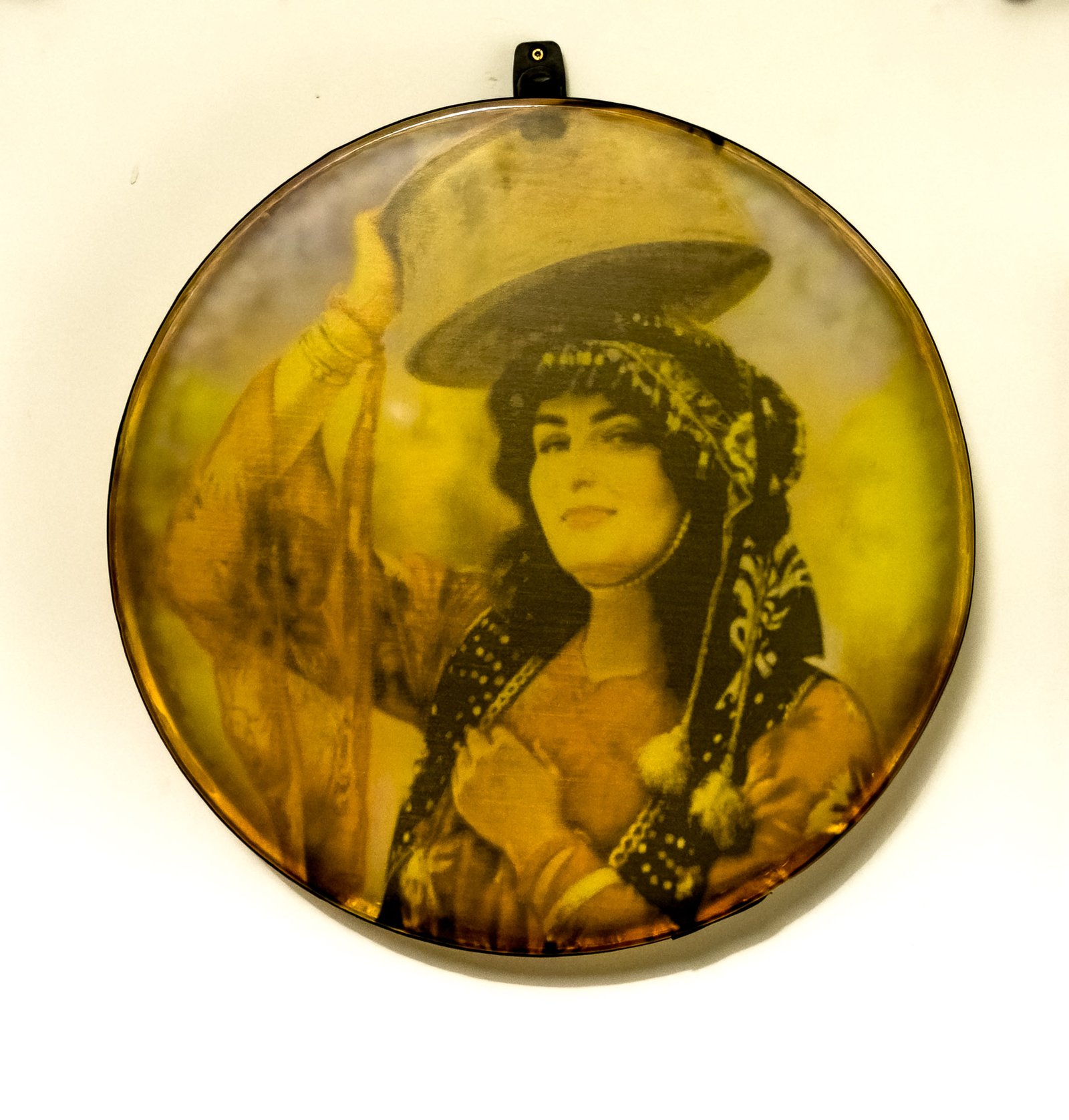 Traditional Kurdish Daf (Printed Portrait Art Edition)