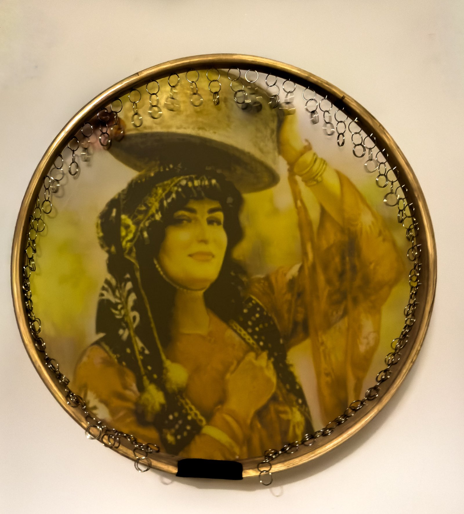 Traditional Kurdish Daf (Printed Portrait Art Edition) - Image 2